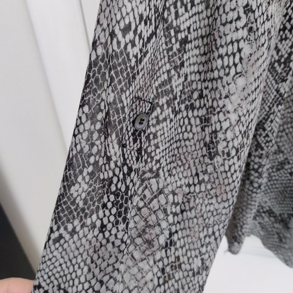 Babaton XS 💯% silk blouse - Picture 6 of 7